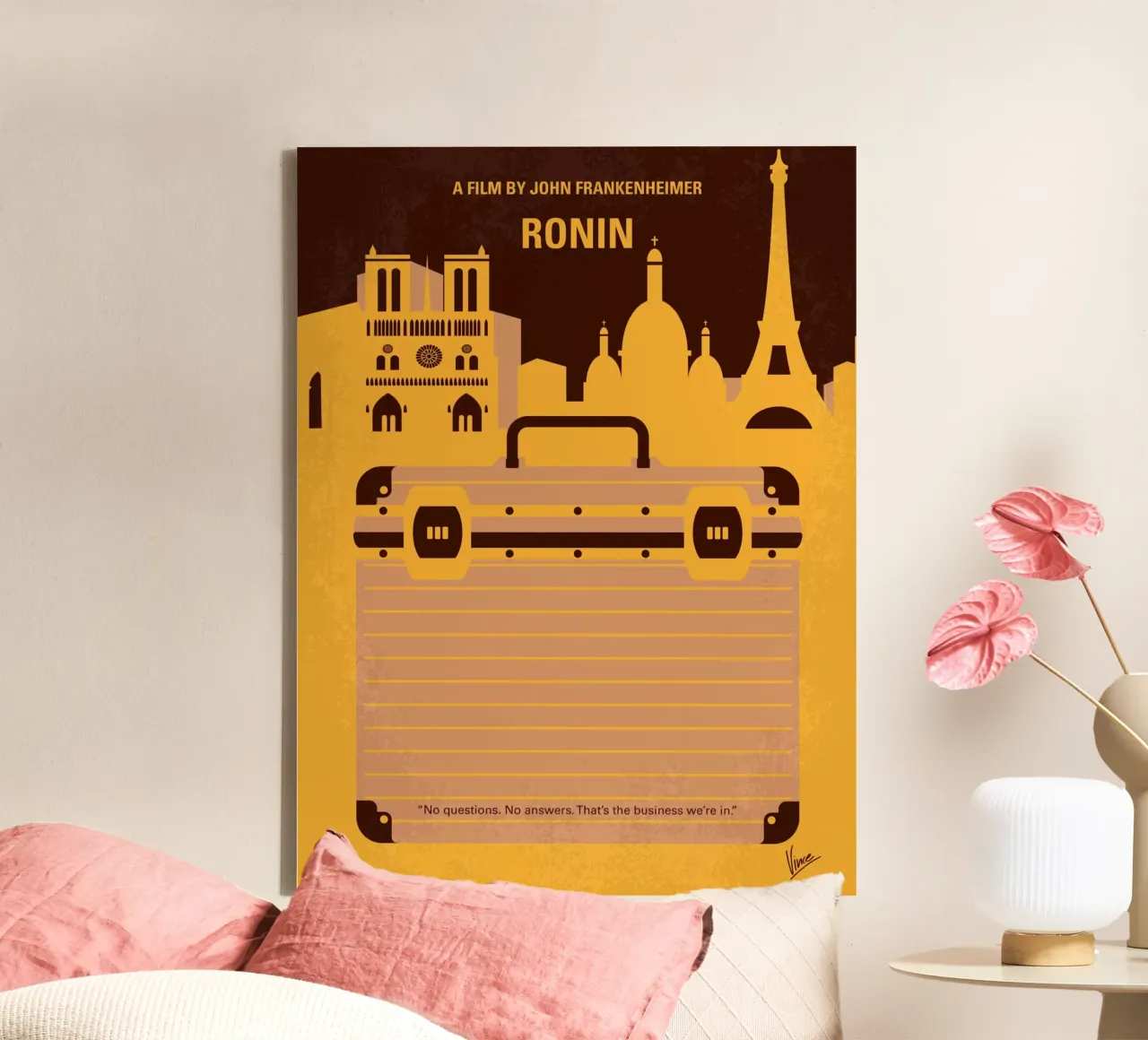 No801 My RONIN minimal movie poster tela con Cornice a cassetta da Chungkong