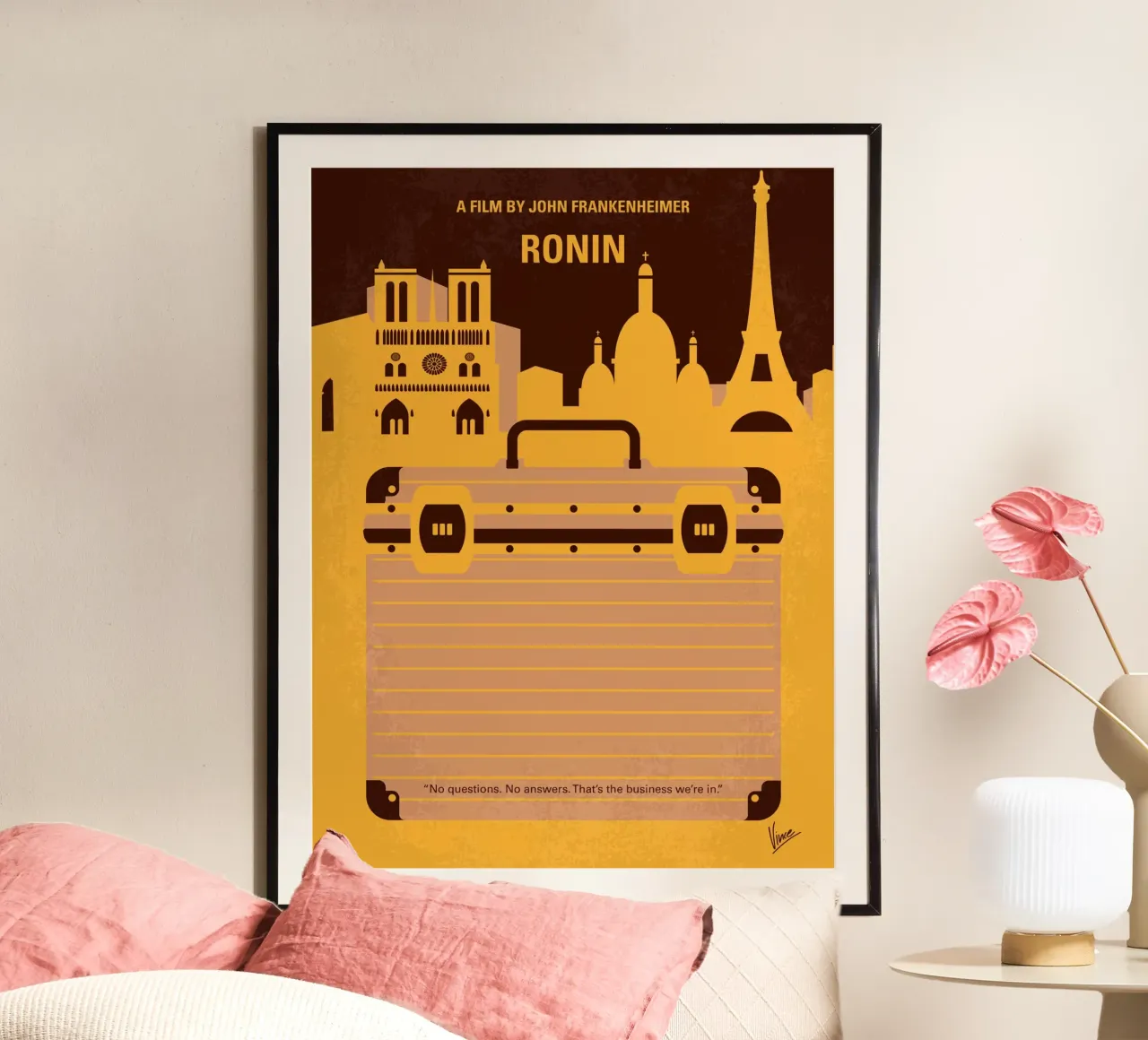 No801 My RONIN minimal movie poster poster da Chungkong