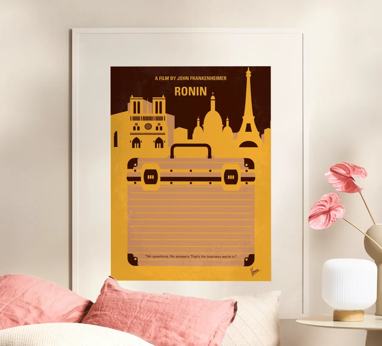 No801 My RONIN minimal movie poster poster da Chungkong
