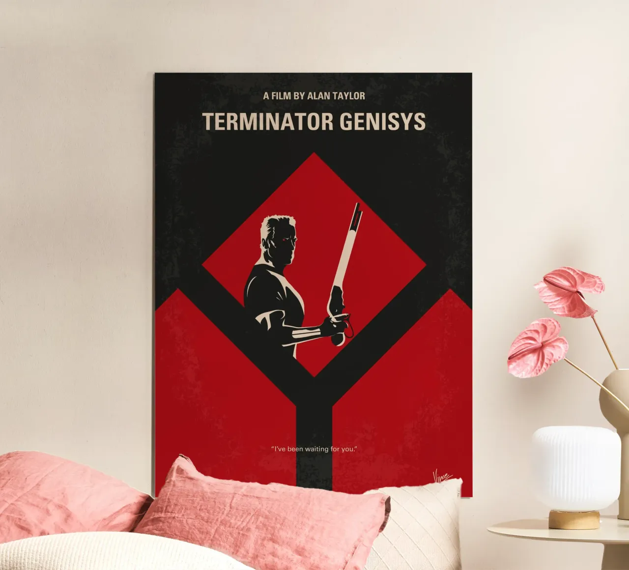 No802-5 My The Terminator 5 minimal movie poster poster da Chungkong