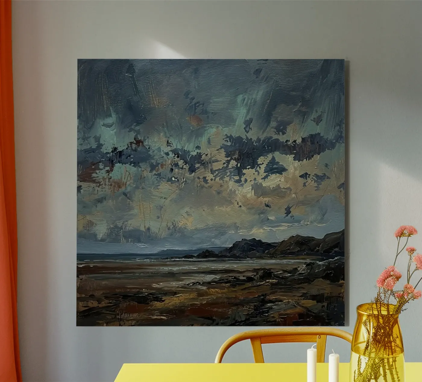 Brooding Teal Expanse forex plate by Moonless Aurora