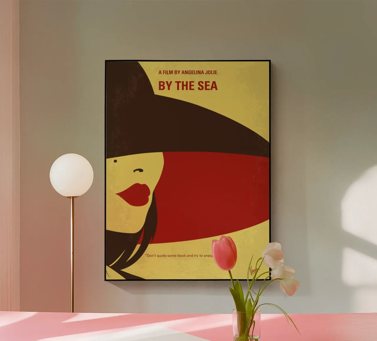 No805 My By the Sea minimal movie poster plexiglass da Chungkong