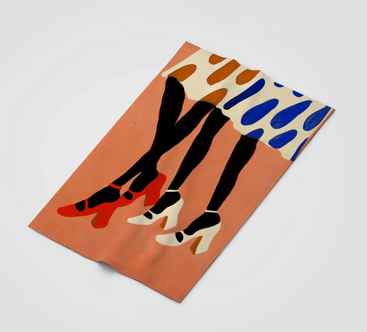 Shopping Day fleece blanket by treechild
