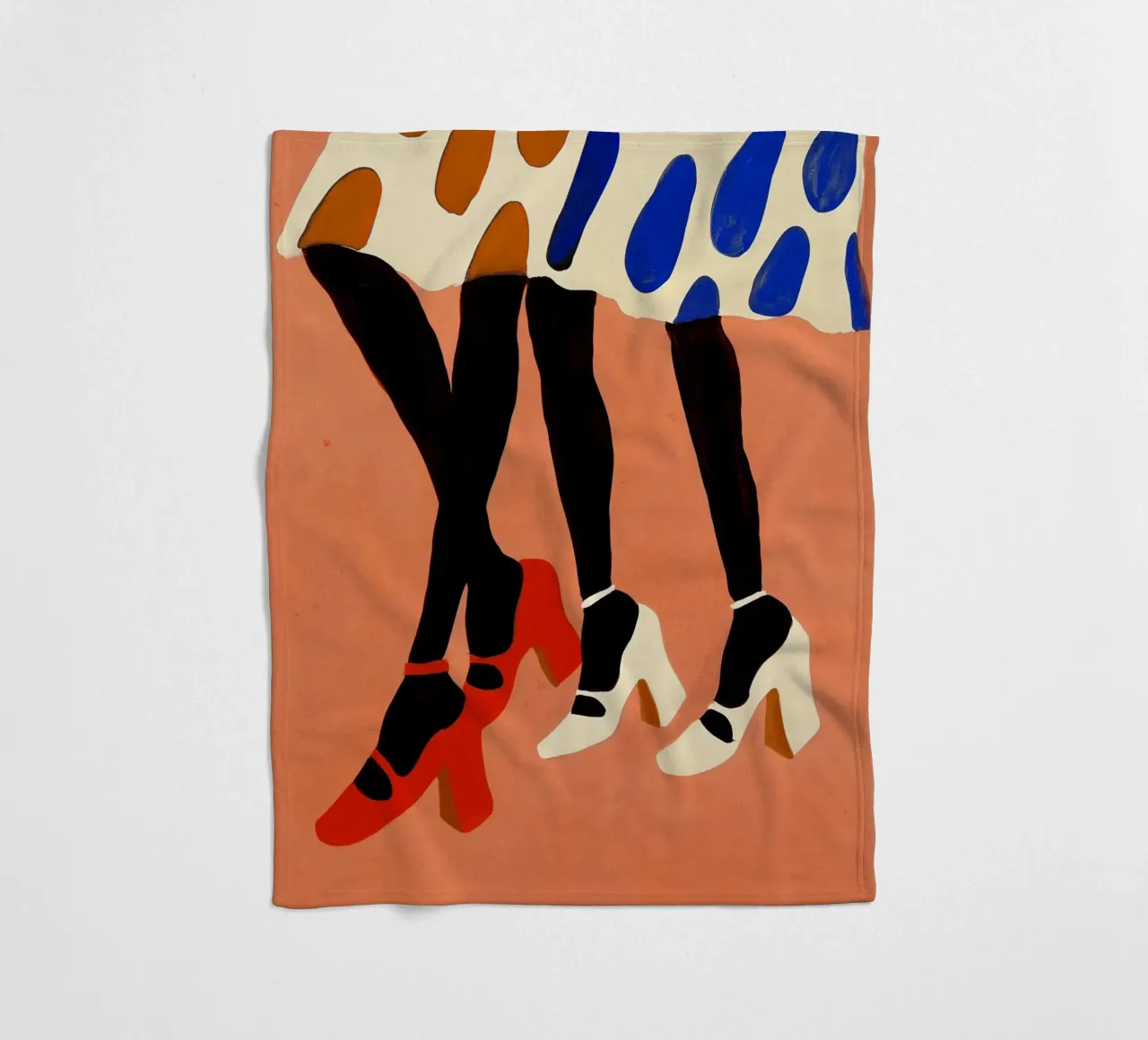 Shopping Day fleece blanket by treechild