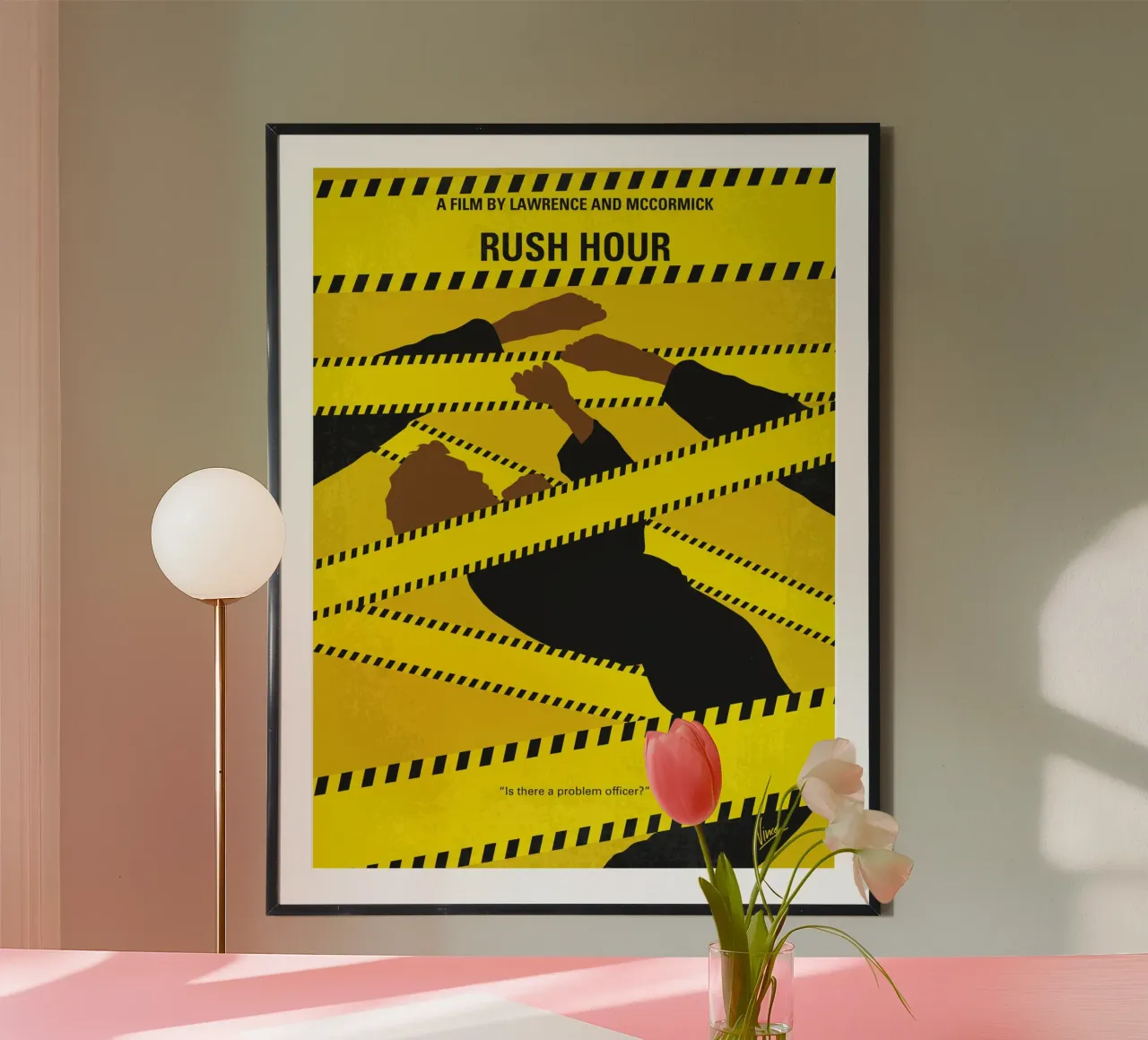 No816 My Rush Hour minimal movie poster poster da Chungkong