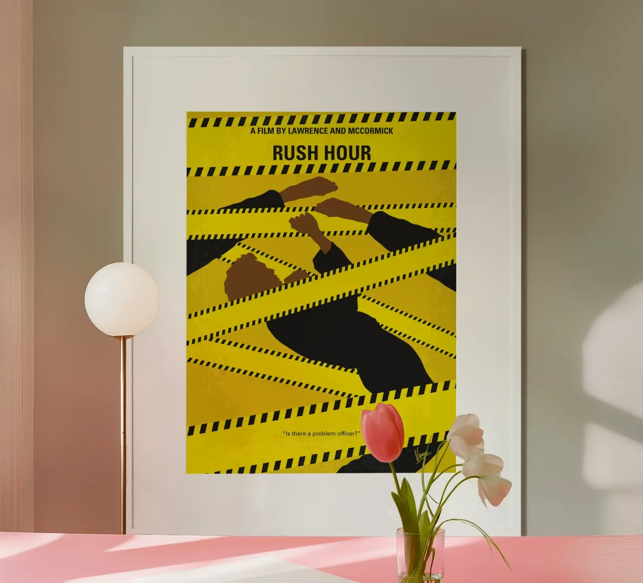No816 My Rush Hour minimal movie poster poster da Chungkong