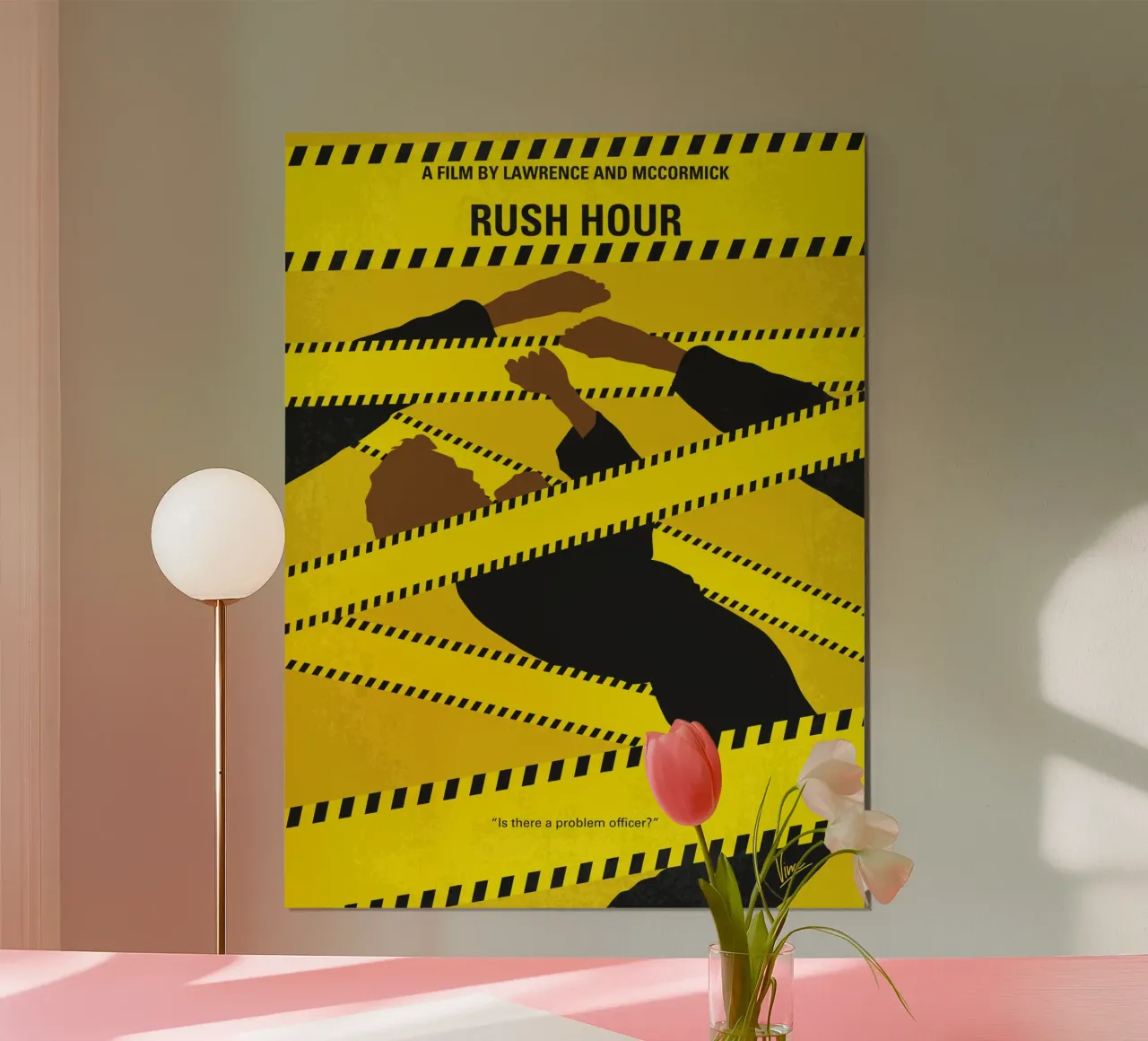 No816 My Rush Hour minimal movie poster poster da Chungkong
