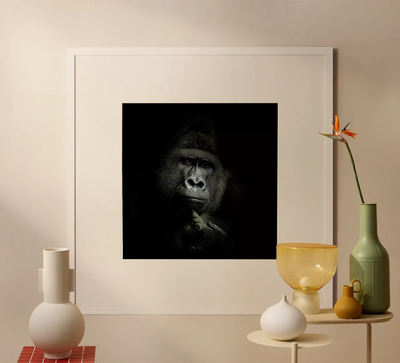 Ego Cogito, Ergo Sum - Antje Wenner - Braun carta hahnemühle da Pictufy