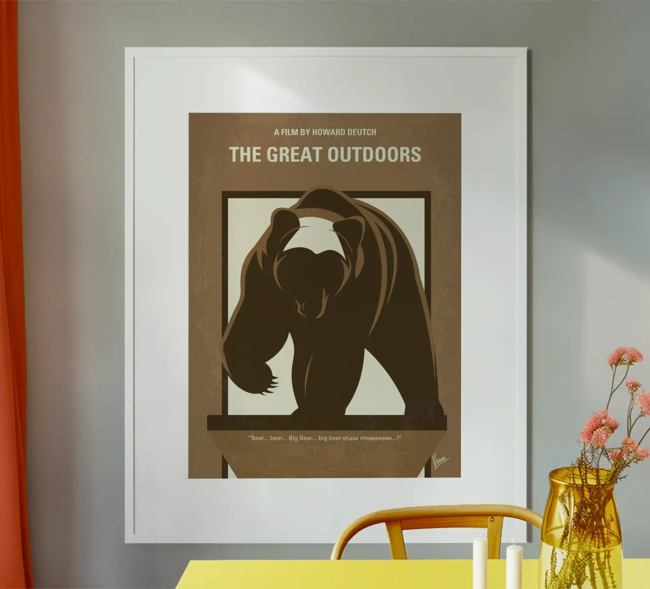 No824 My The Great Outdoors minimal movie poster poster van Chungkong