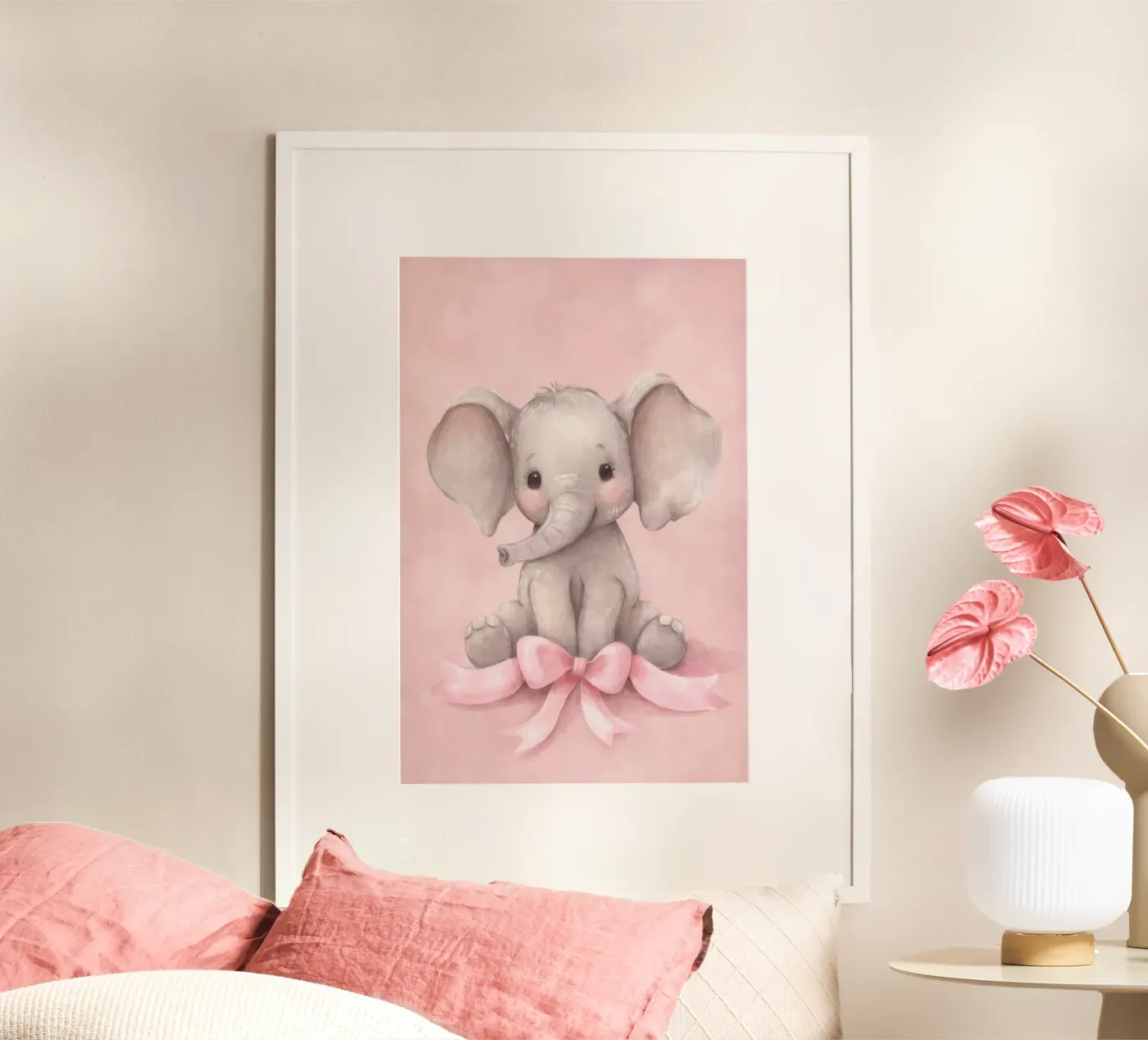 Cute Elephant poster by Emiliarts