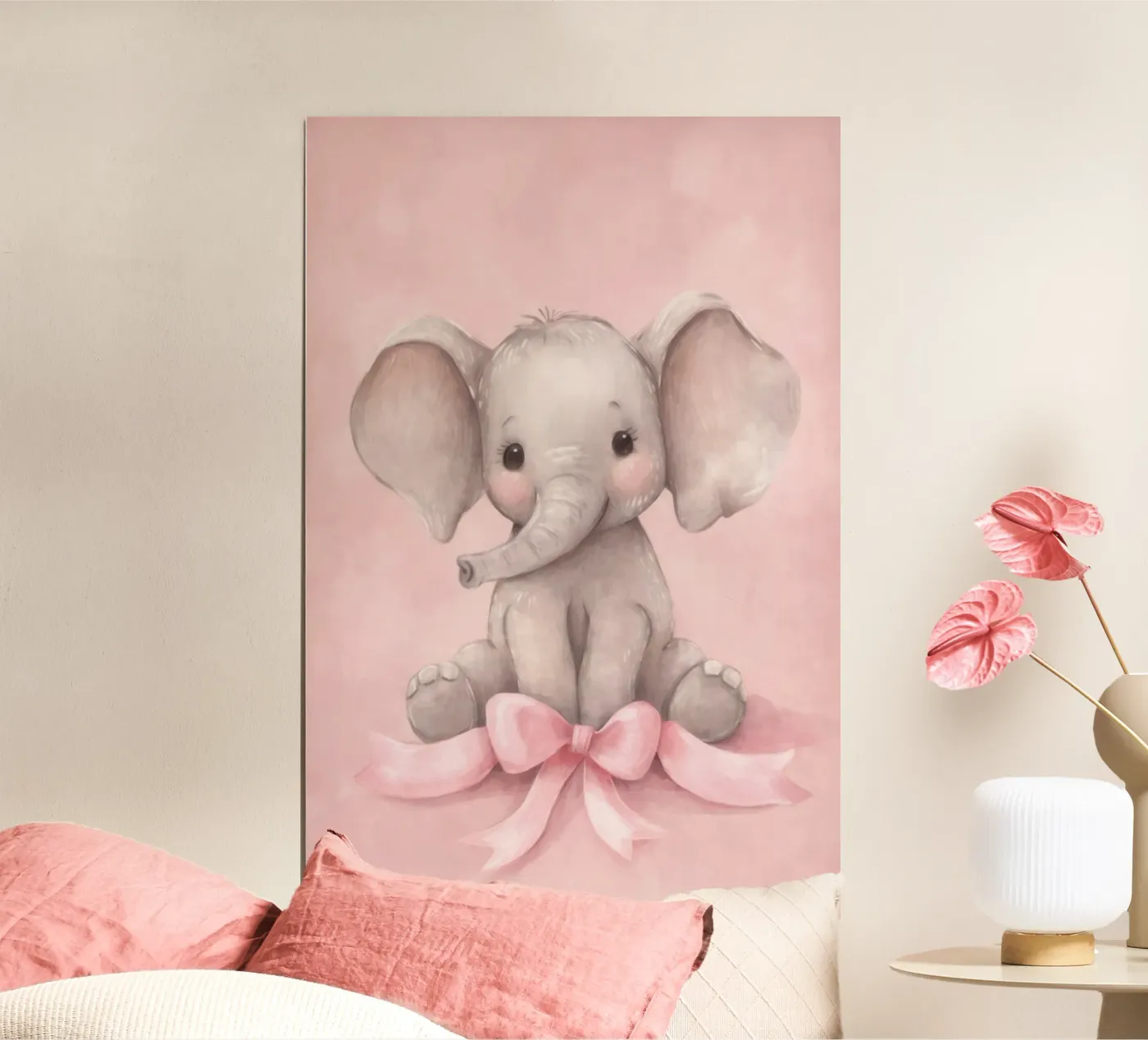 Cute Elephant poster by Emiliarts