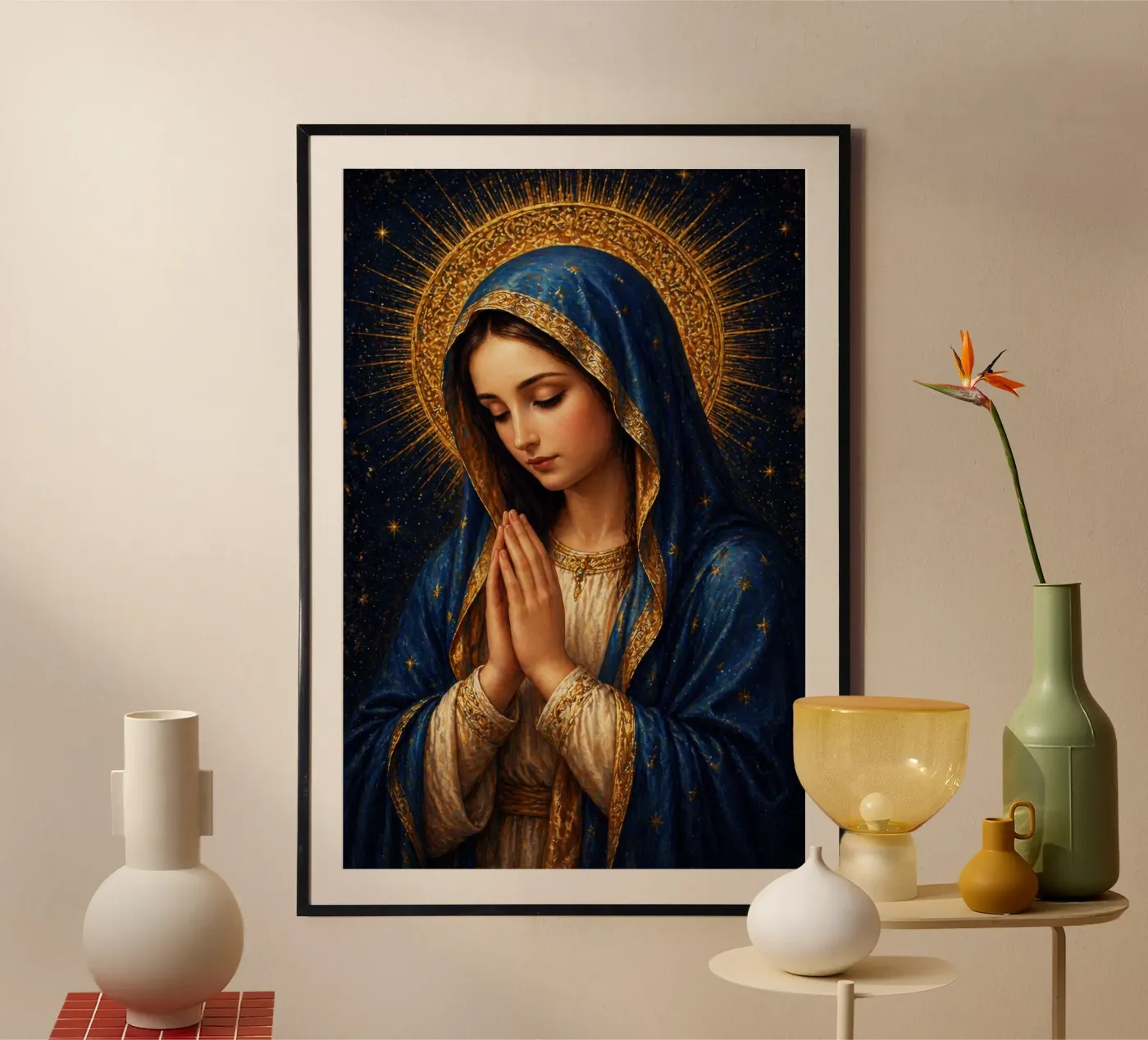 Gottesmutter Poster von Elinarts
