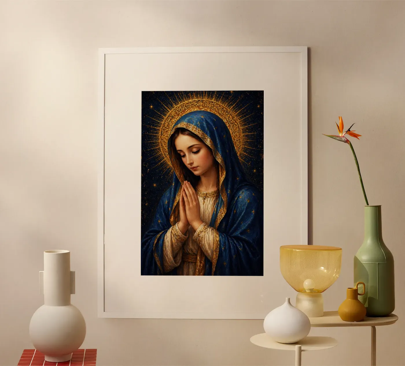 Gottesmutter Poster von Elinarts