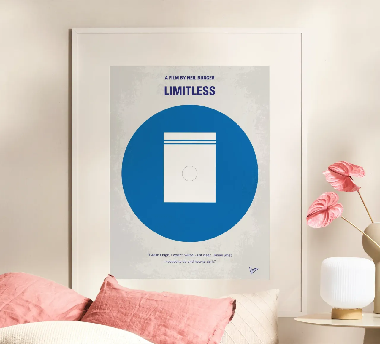 No828 My Limitless minimal movie poster Poster von Chungkong