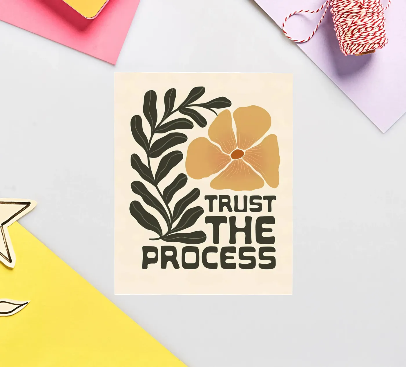 Trust the Process sticker by Isabella Wilson