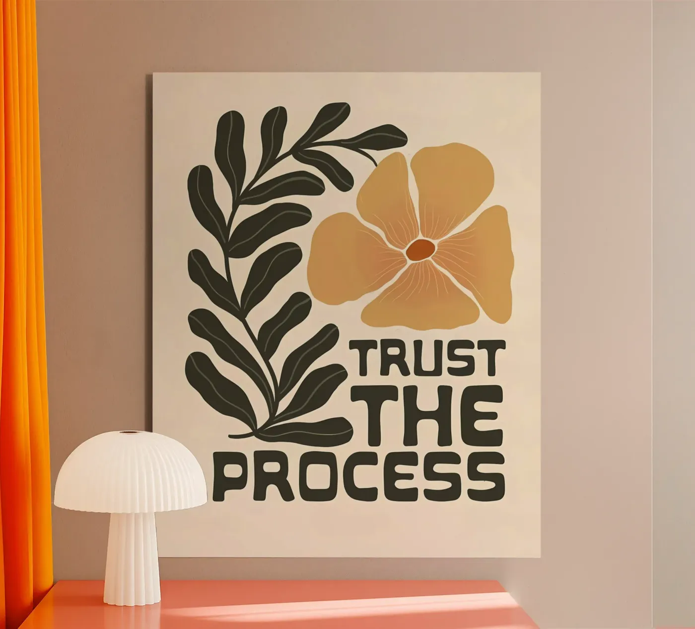 Trust the Process forex plate by Isabella Wilson