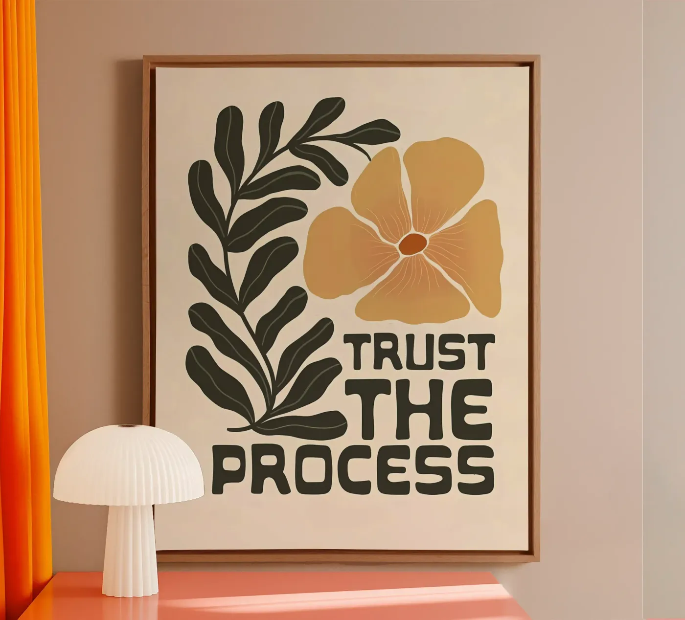 Trust the Process canvas by Isabella Wilson