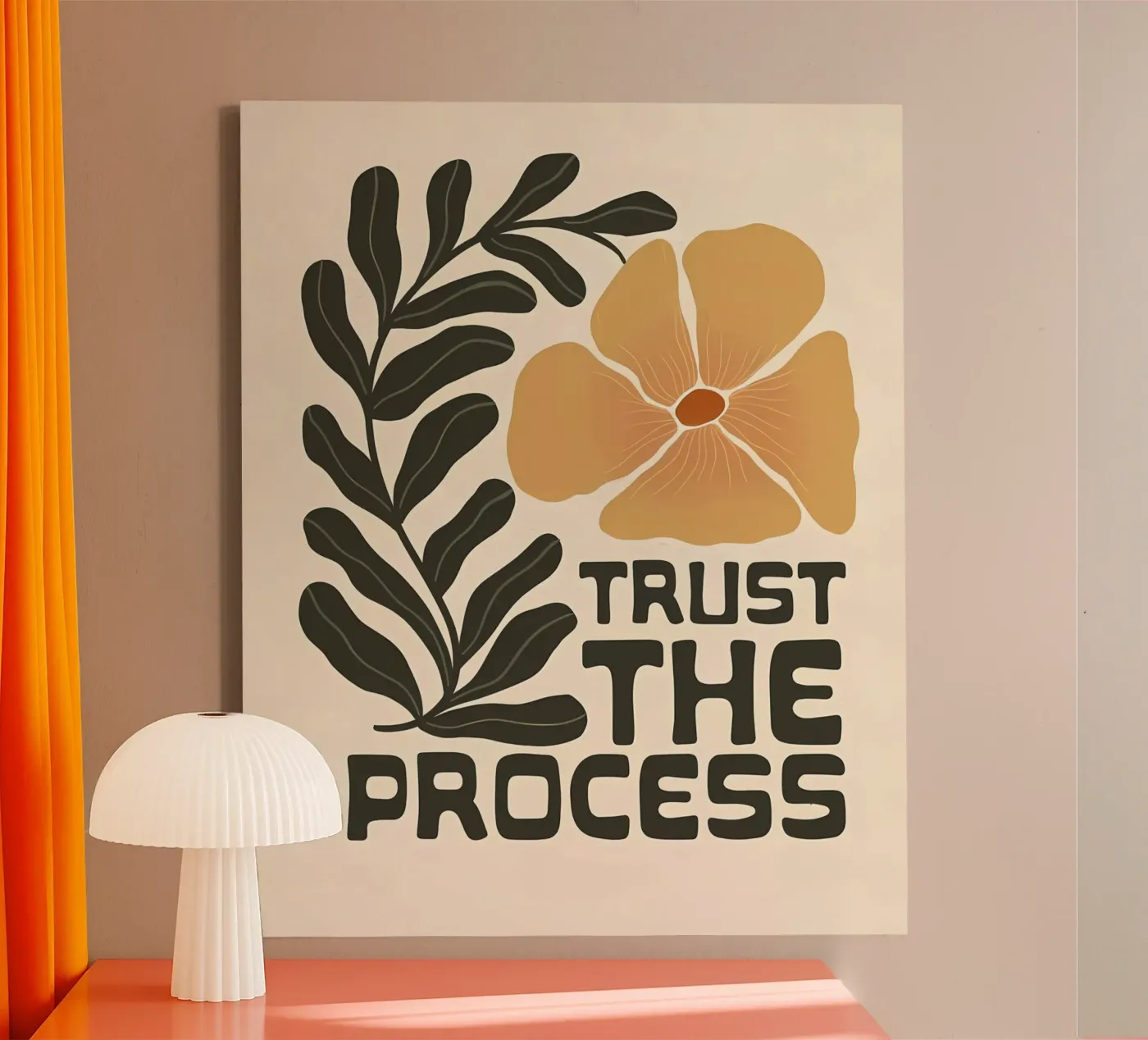 Trust the Process canvas by Isabella Wilson