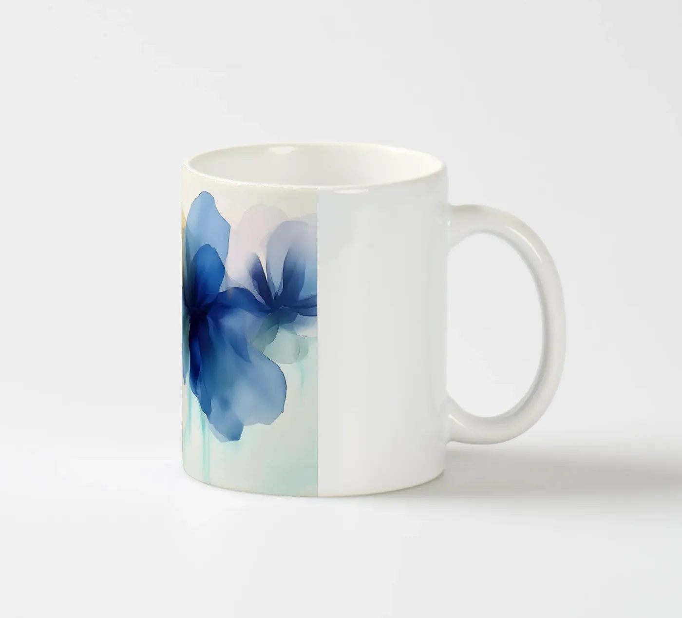 Translucent Blossoms ceramic mug by Hazia