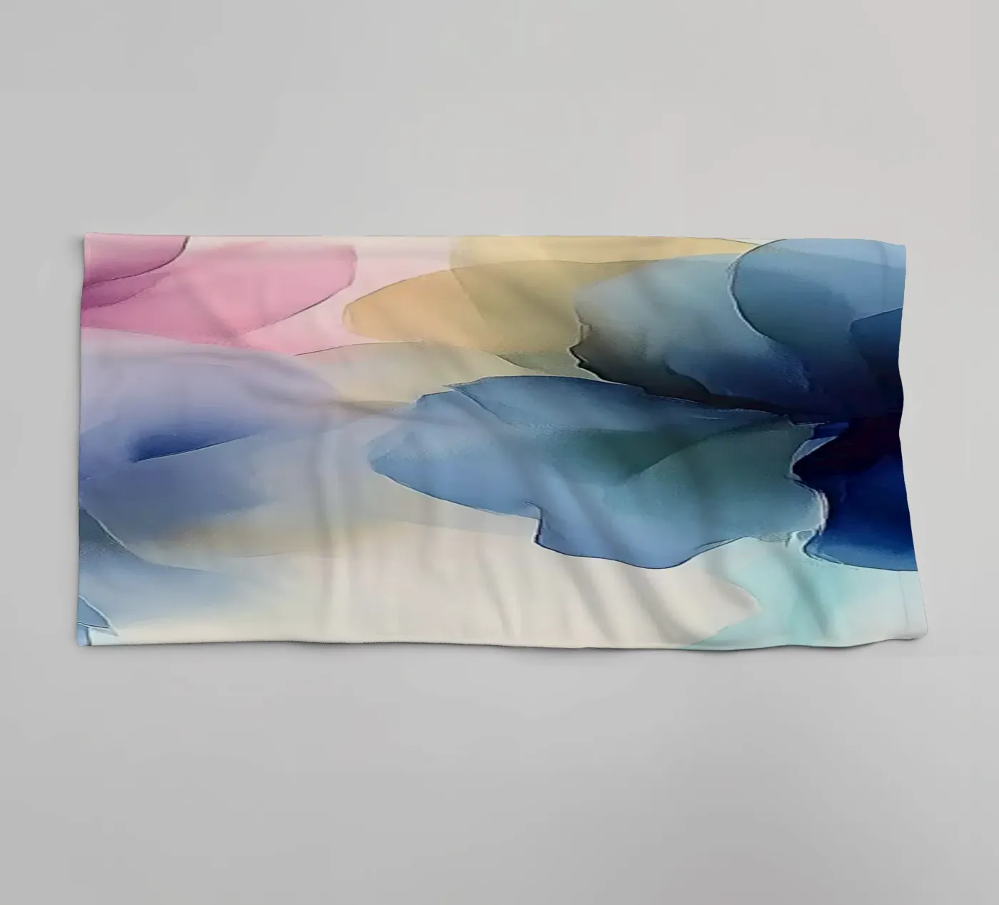 Translucent Blossoms towel by Hazia