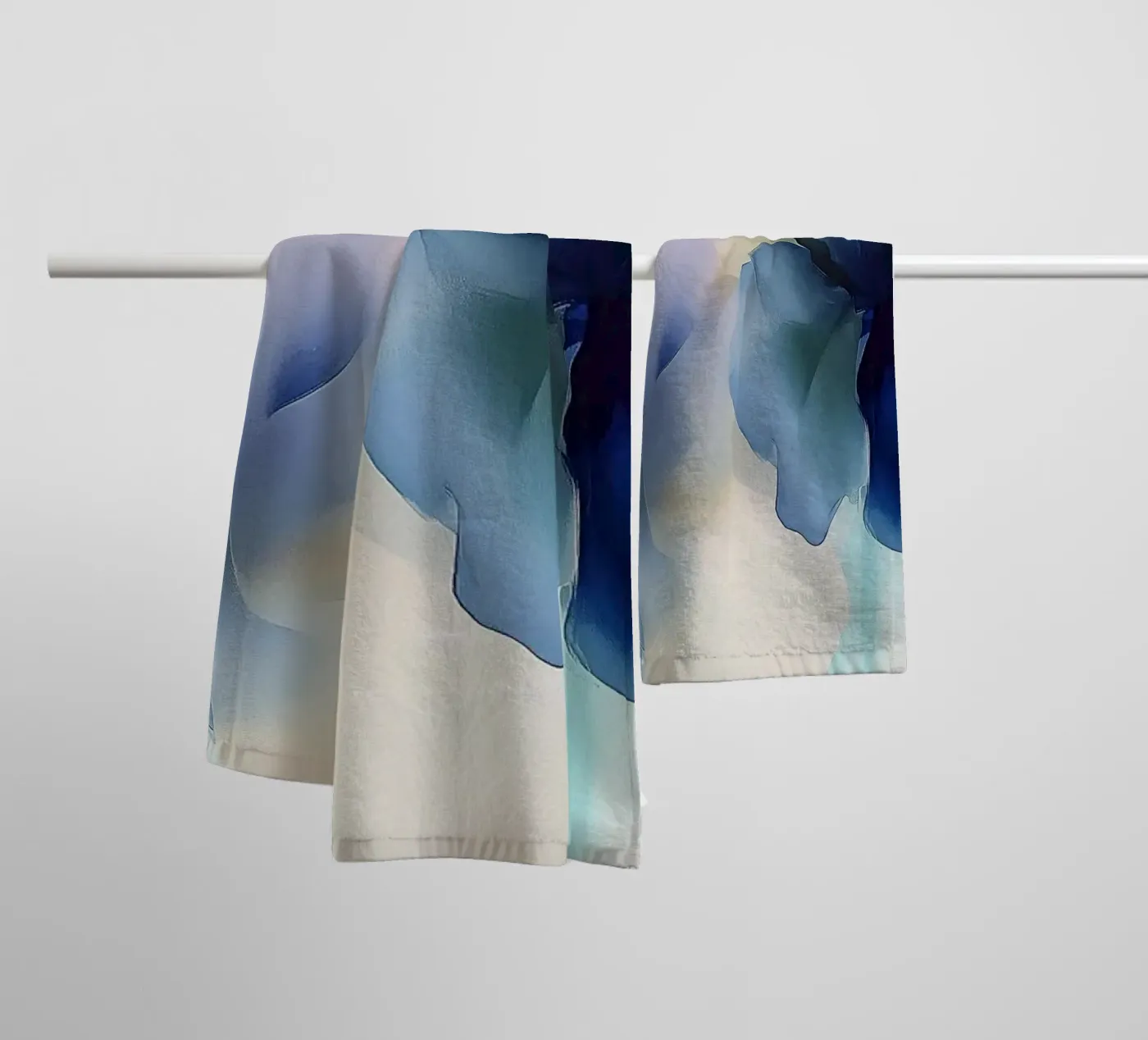 Translucent Blossoms towel by Hazia