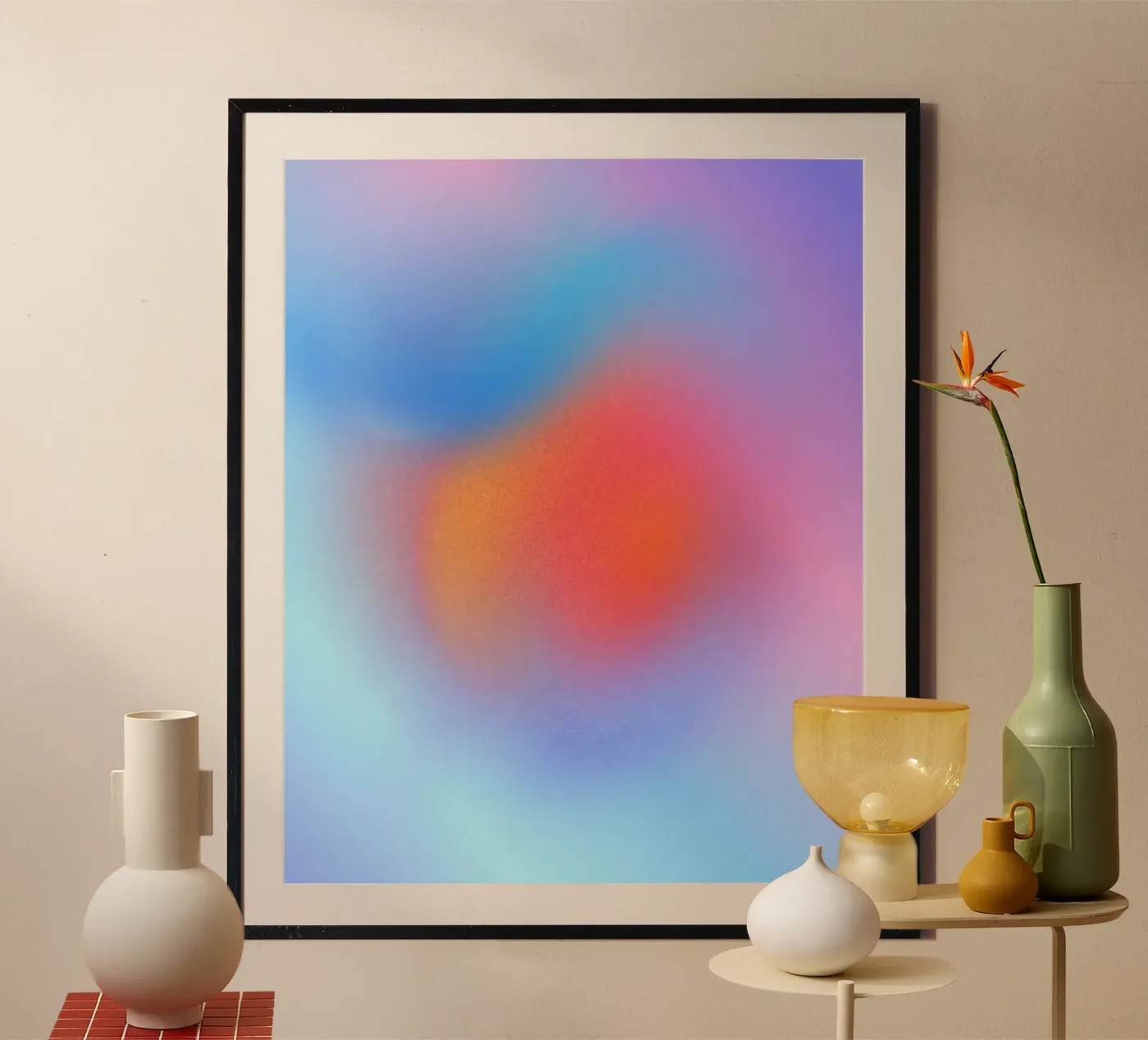 Solarplexus-Aura Poster von Kiroiharu