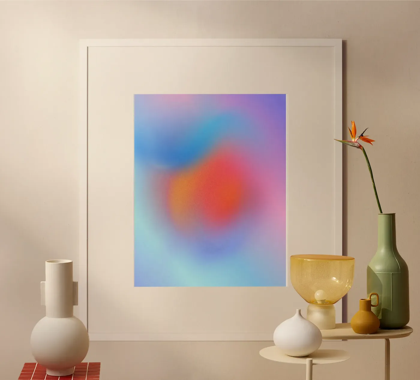 Solarplexus-Aura Poster von Kiroiharu
