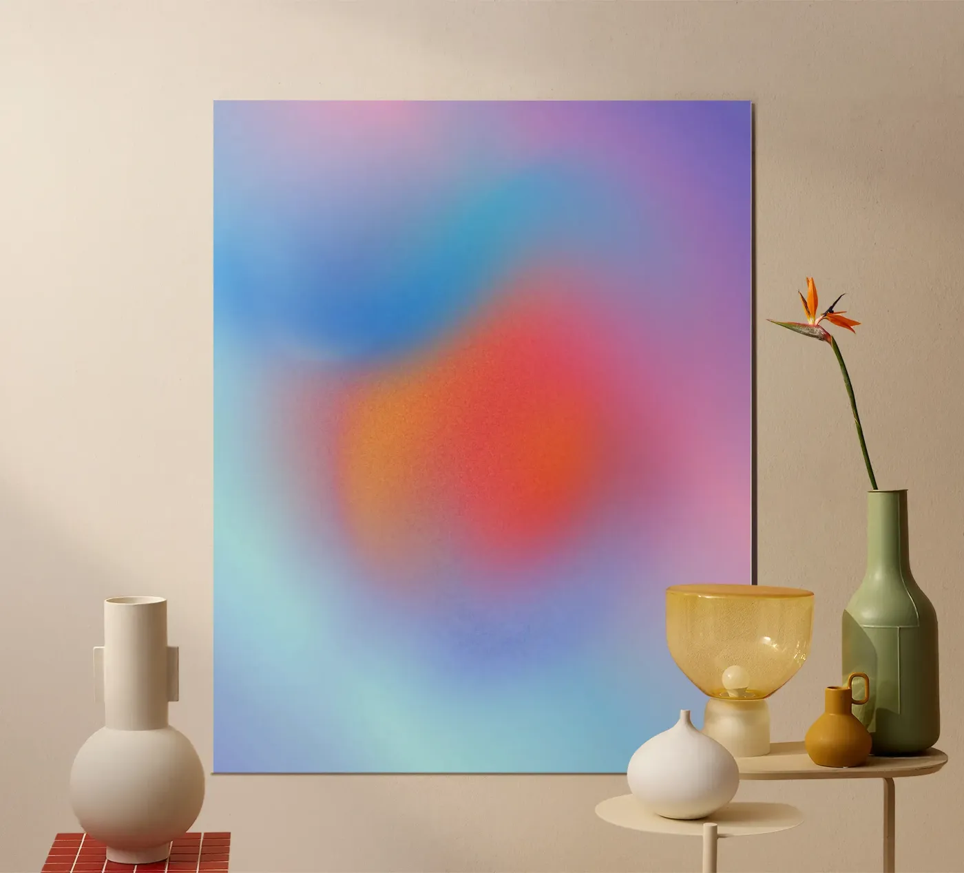 Solarplexus-Aura Poster von Kiroiharu