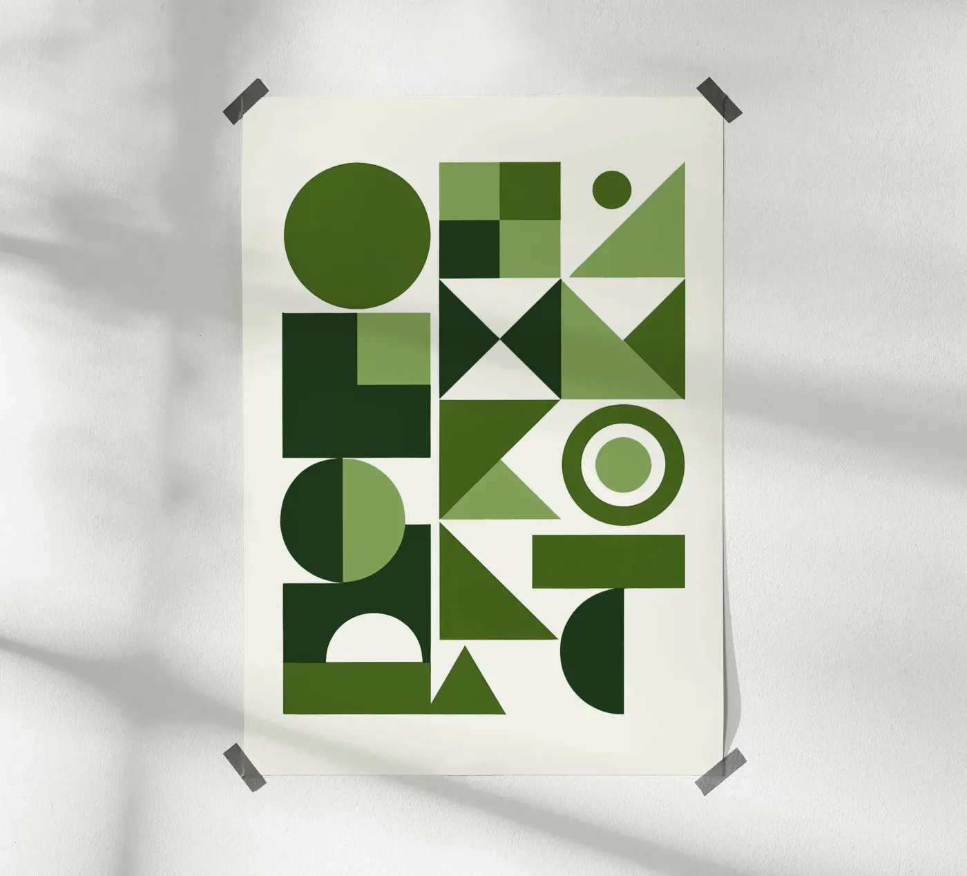 Sage Modular Grid poster by Robert