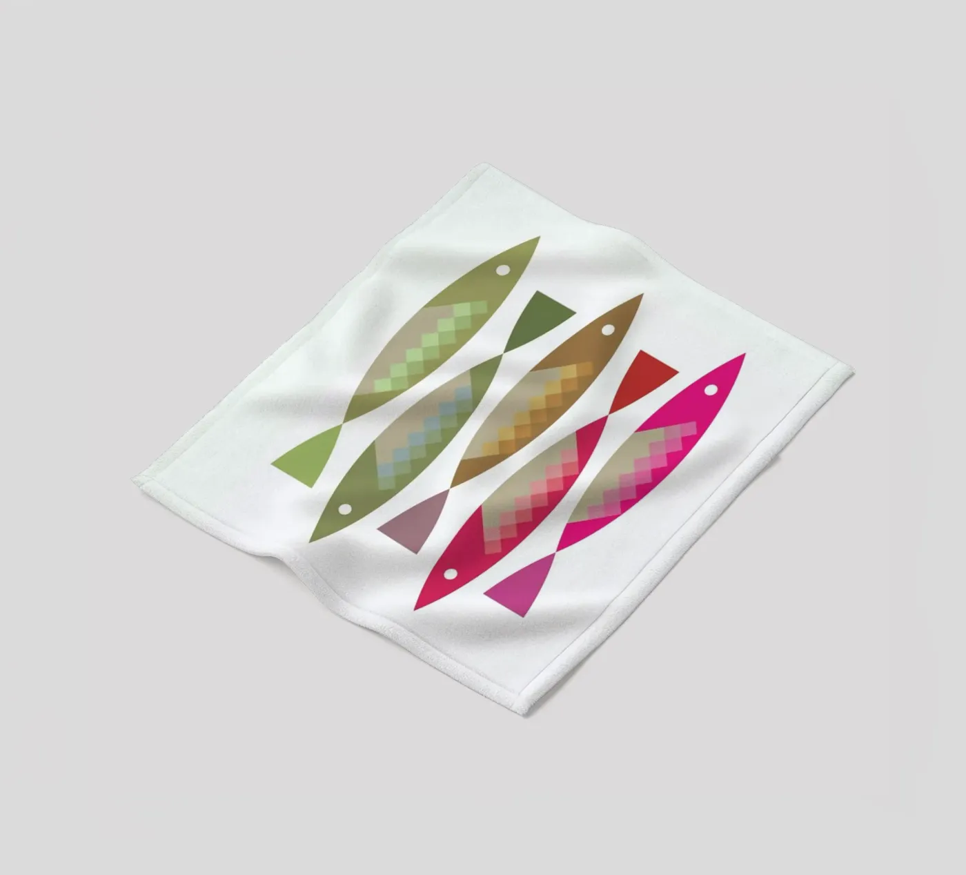 Fish 2 Fleecedecke von Visual Philosophy