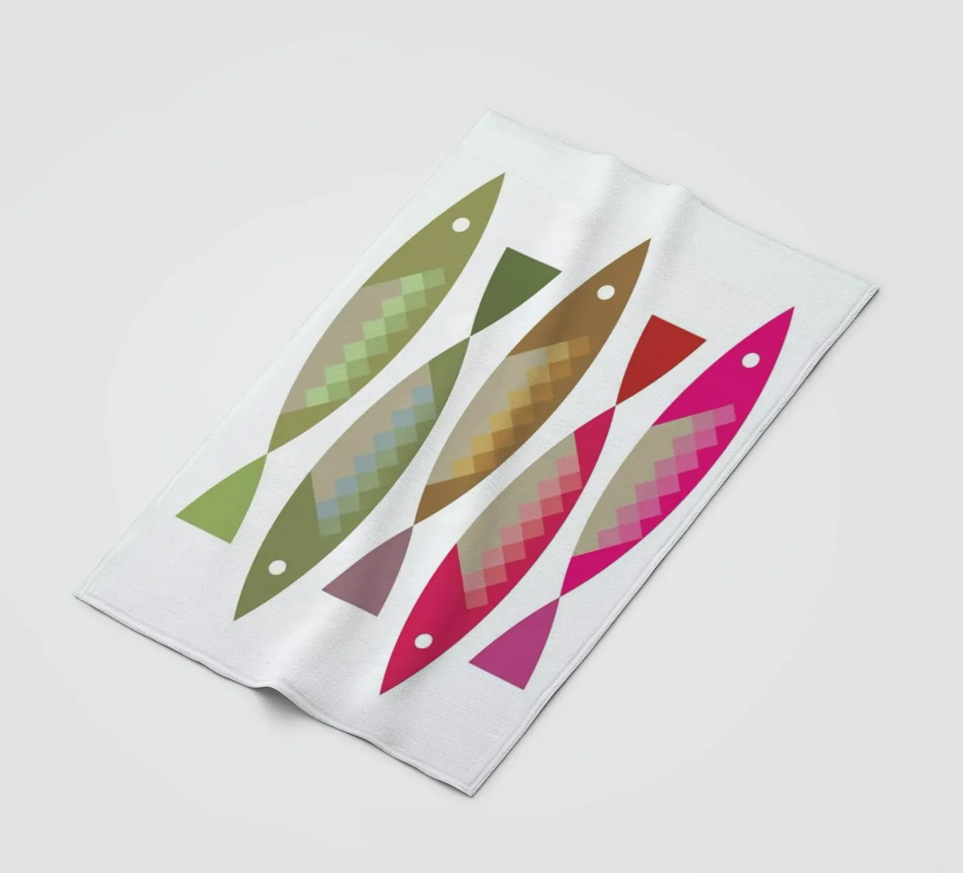 Fish 2 fleecedeken van Visual Philosophy