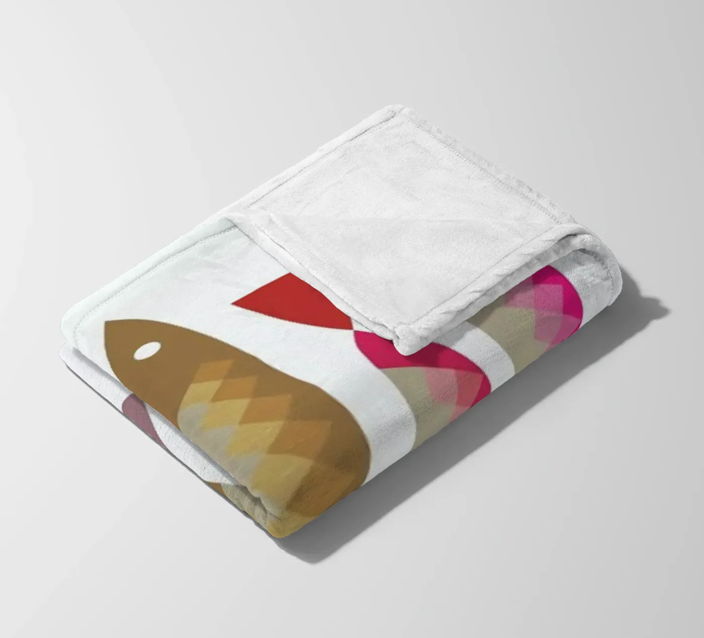 Fish 2 fleecedeken van Visual Philosophy