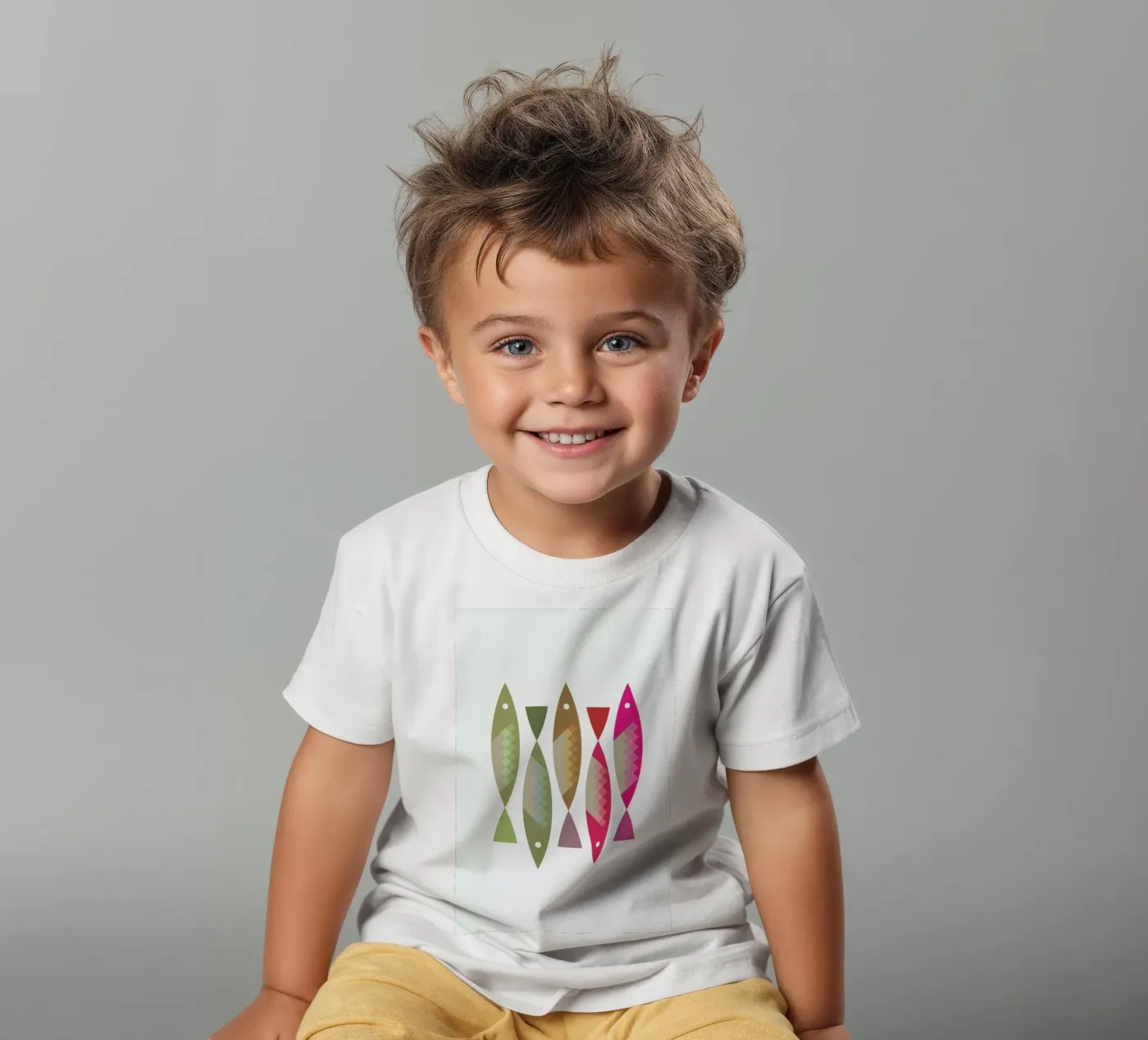 Fish 2 t-shirt bambini da Visual Philosophy