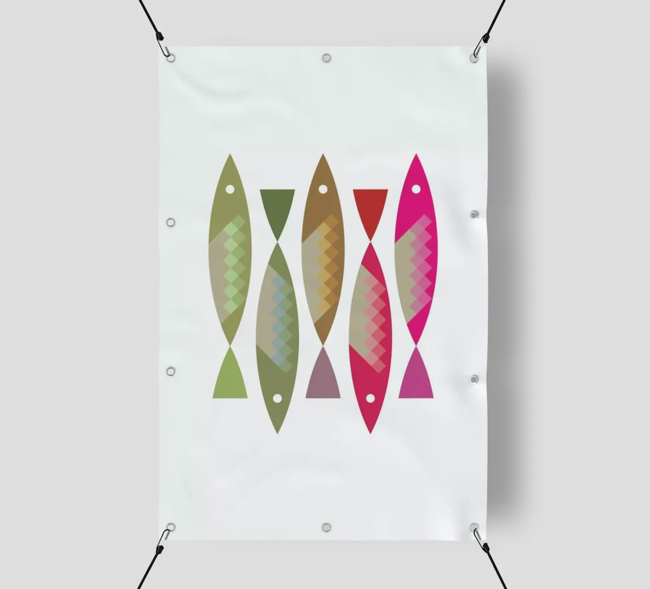Fish 2 telo in pvc da Visual Philosophy