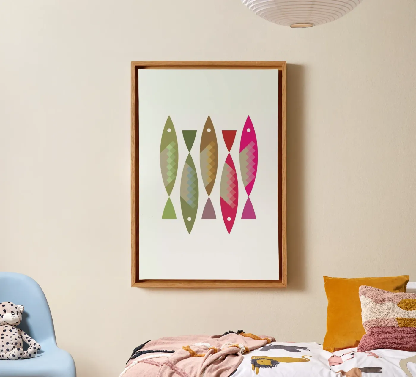 Fish 2 canvas van Visual Philosophy