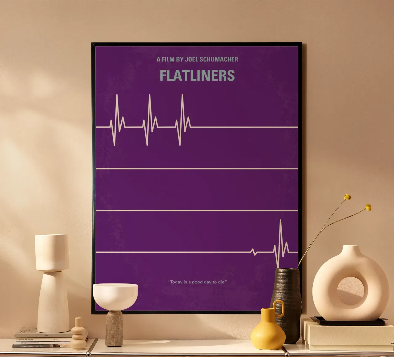 No841 My FLATLINERS minimal movie poster poster con telaio in plastica da Chungkong