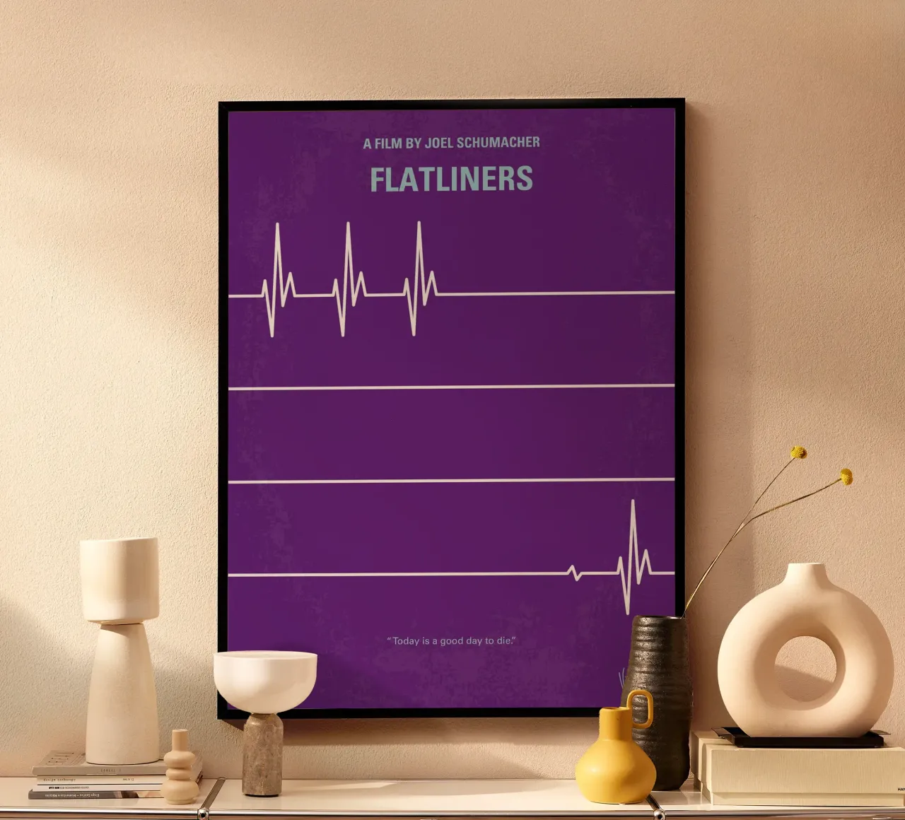 No841 My FLATLINERS minimal movie poster poster con telaio in plastica da Chungkong