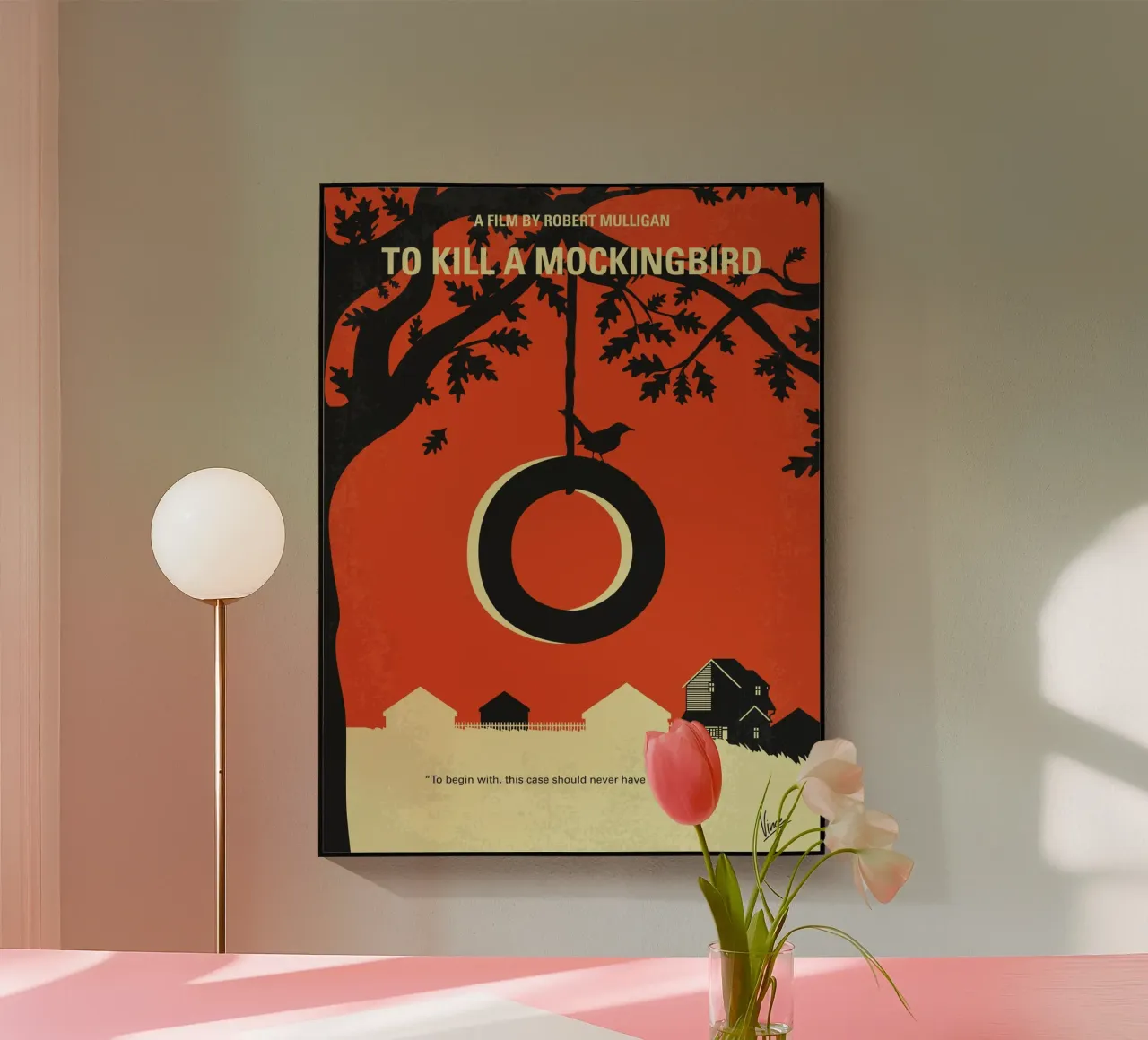 No844 My To Kill a Mockingbird minimal movie poster plexiglass da Chungkong