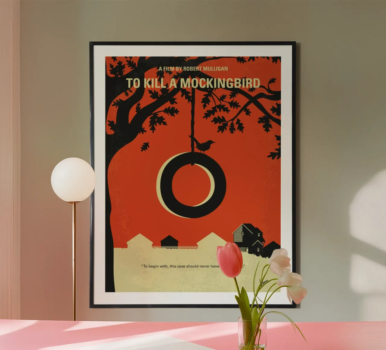 No844 My To Kill a Mockingbird minimal movie poster poster da Chungkong