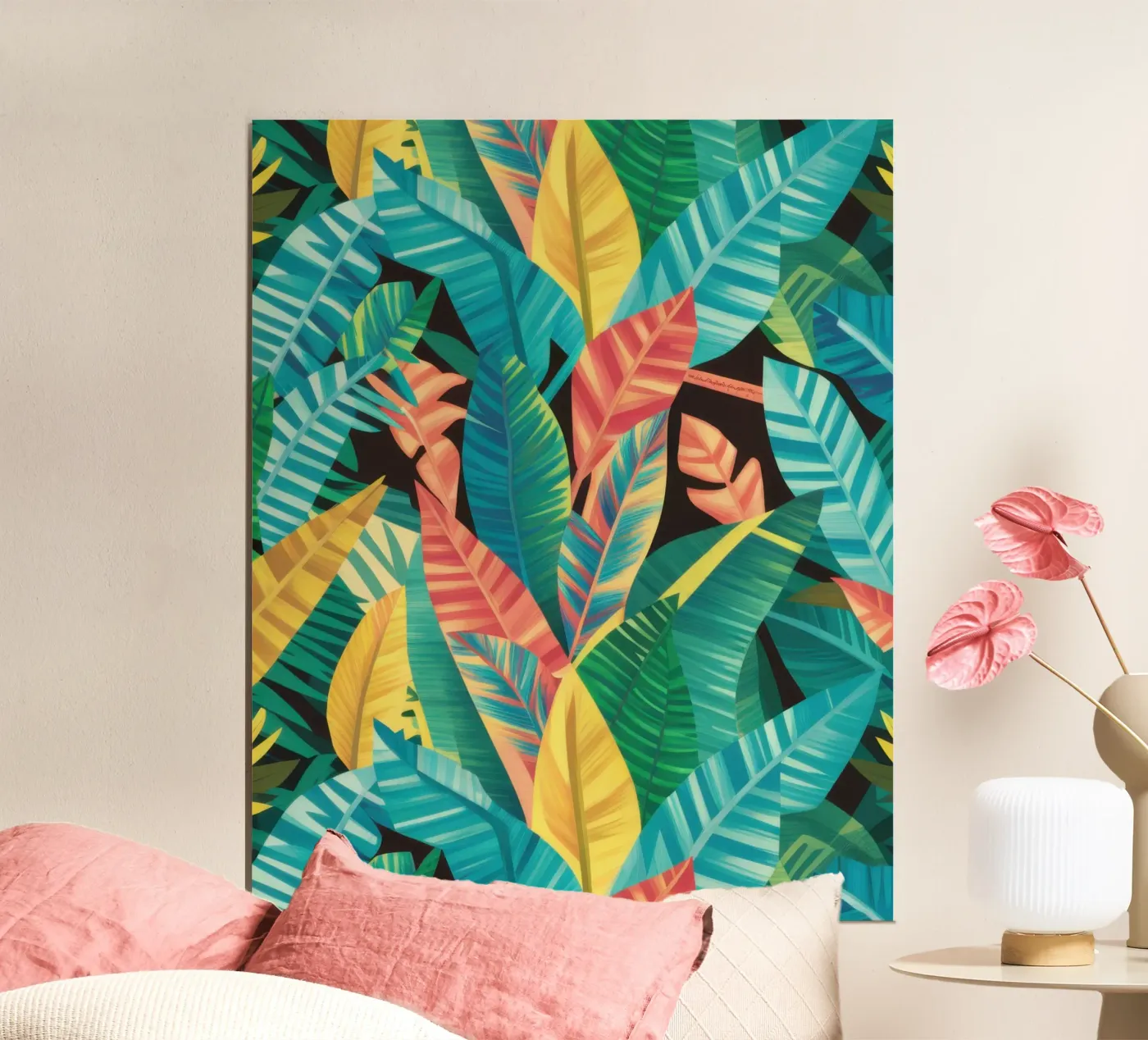 Patterned Leaf Structure poster by Vivid Muse