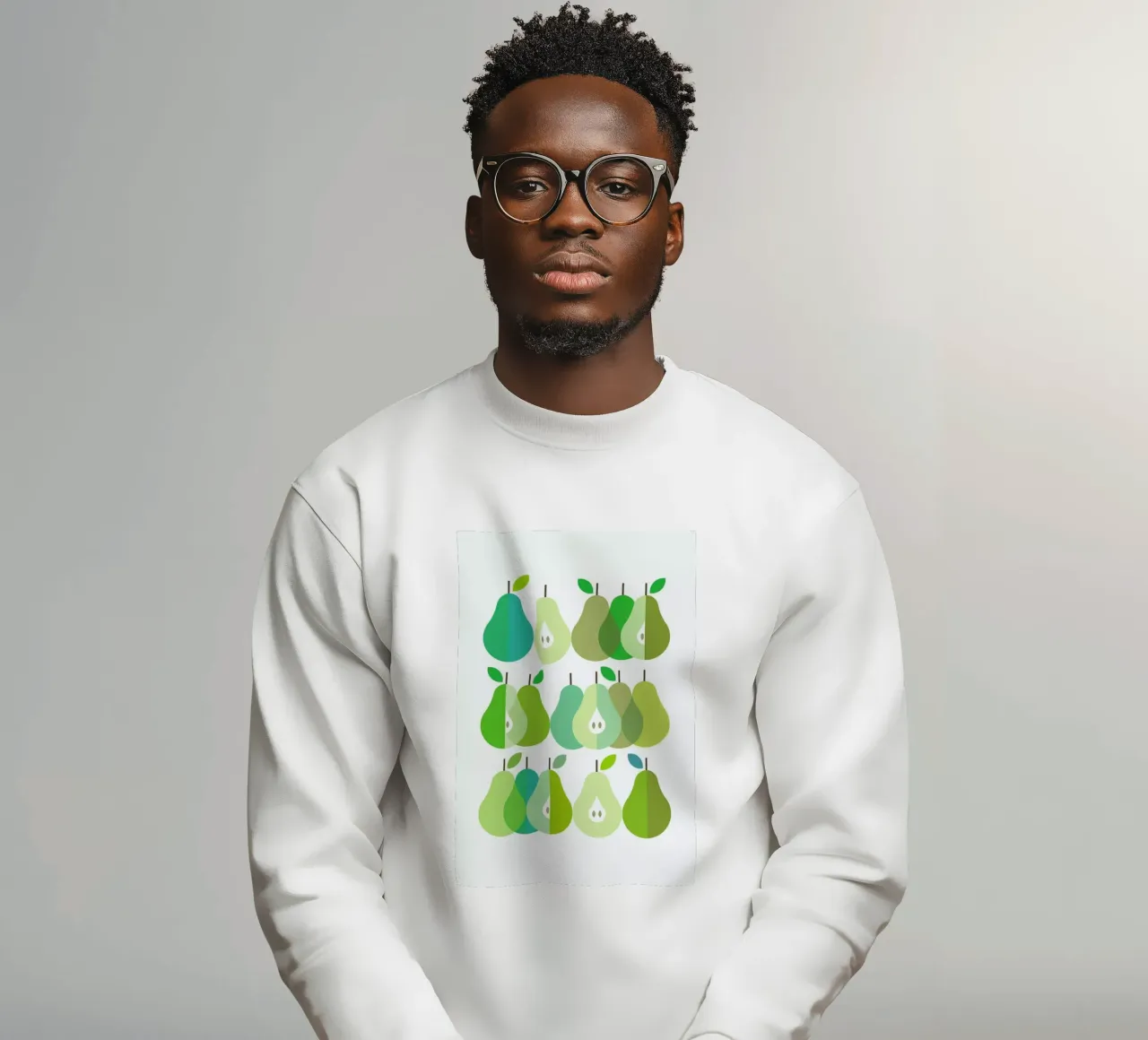 Scandi Pears 1 Sweatshirt von Visual Philosophy