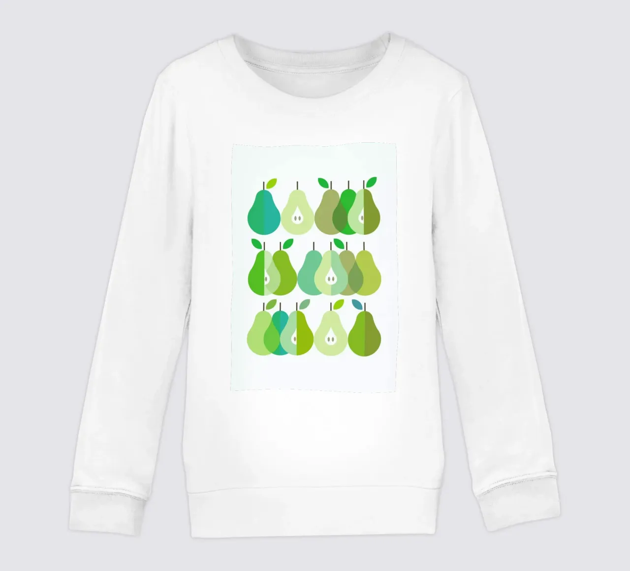 Scandi Pears 1 felpa bambino da Visual Philosophy