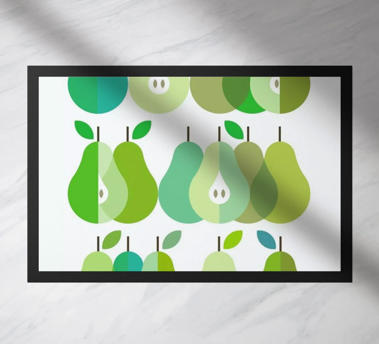 Scandi Pears 1 felpudo de Visual Philosophy