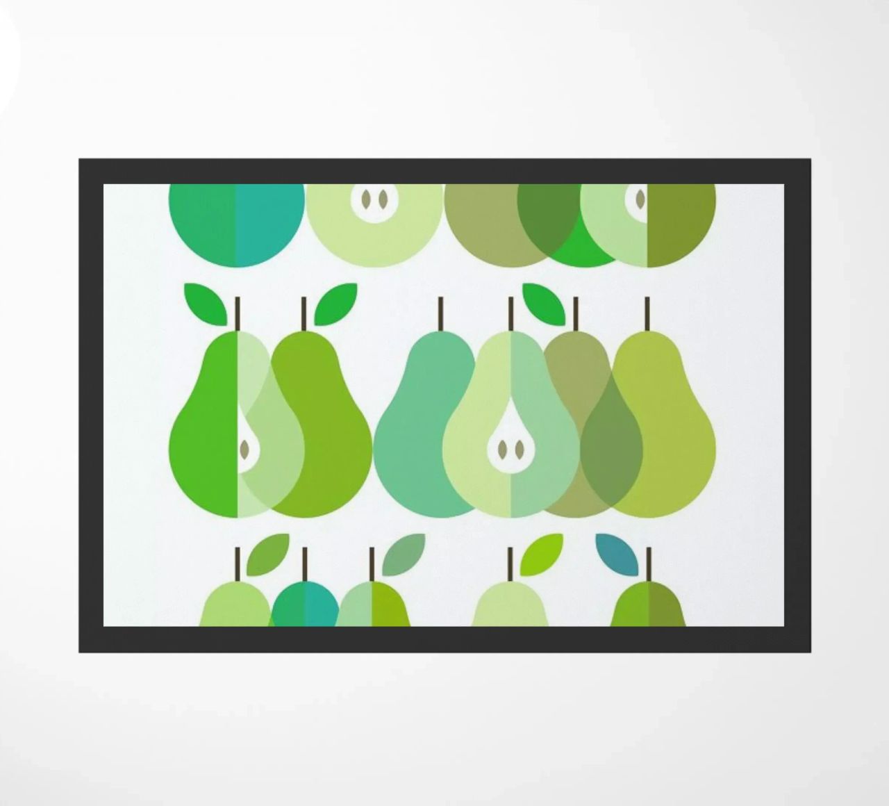 Scandi Pears 1 felpudo de Visual Philosophy