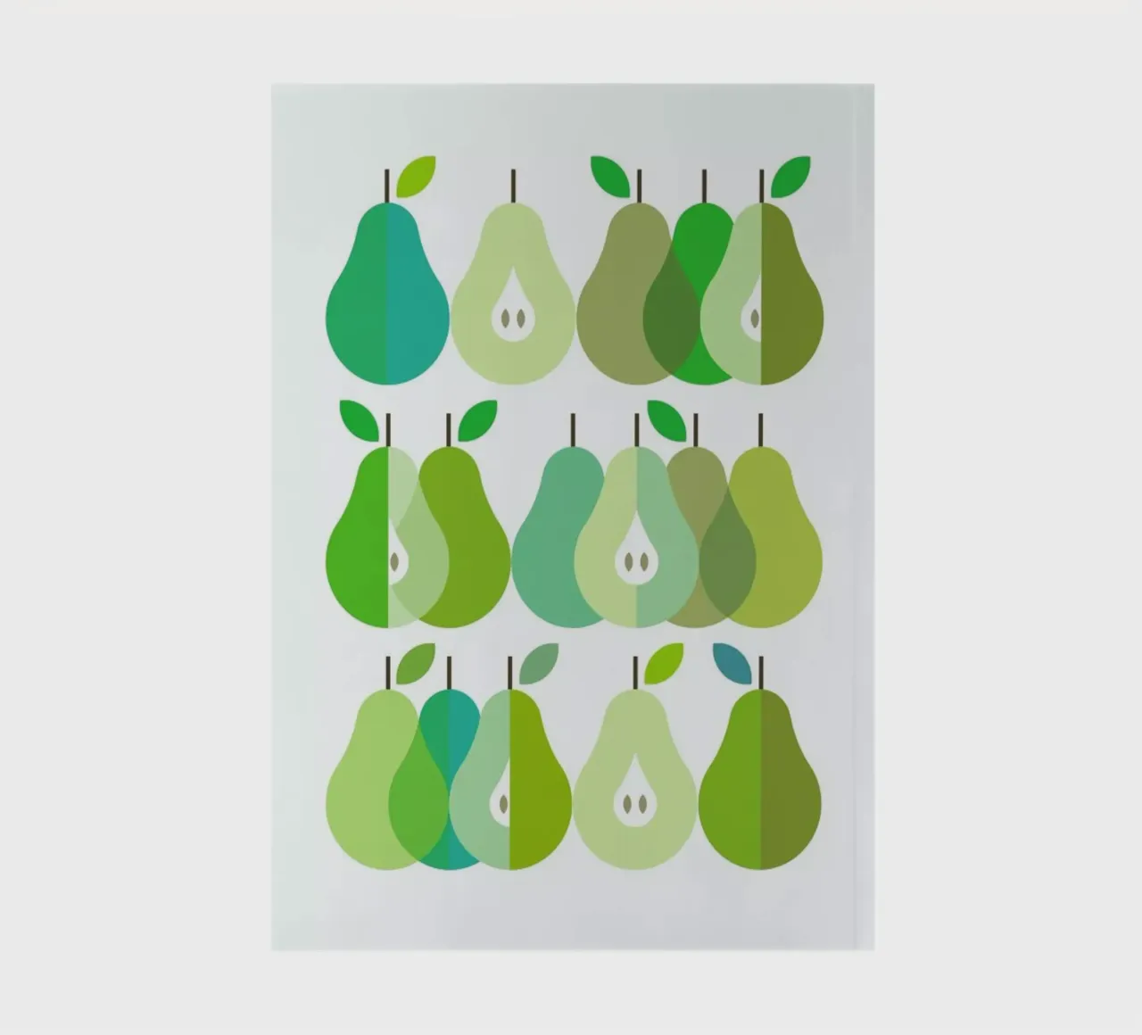 Scandi Pears 1 notebook by Visual Philosophy