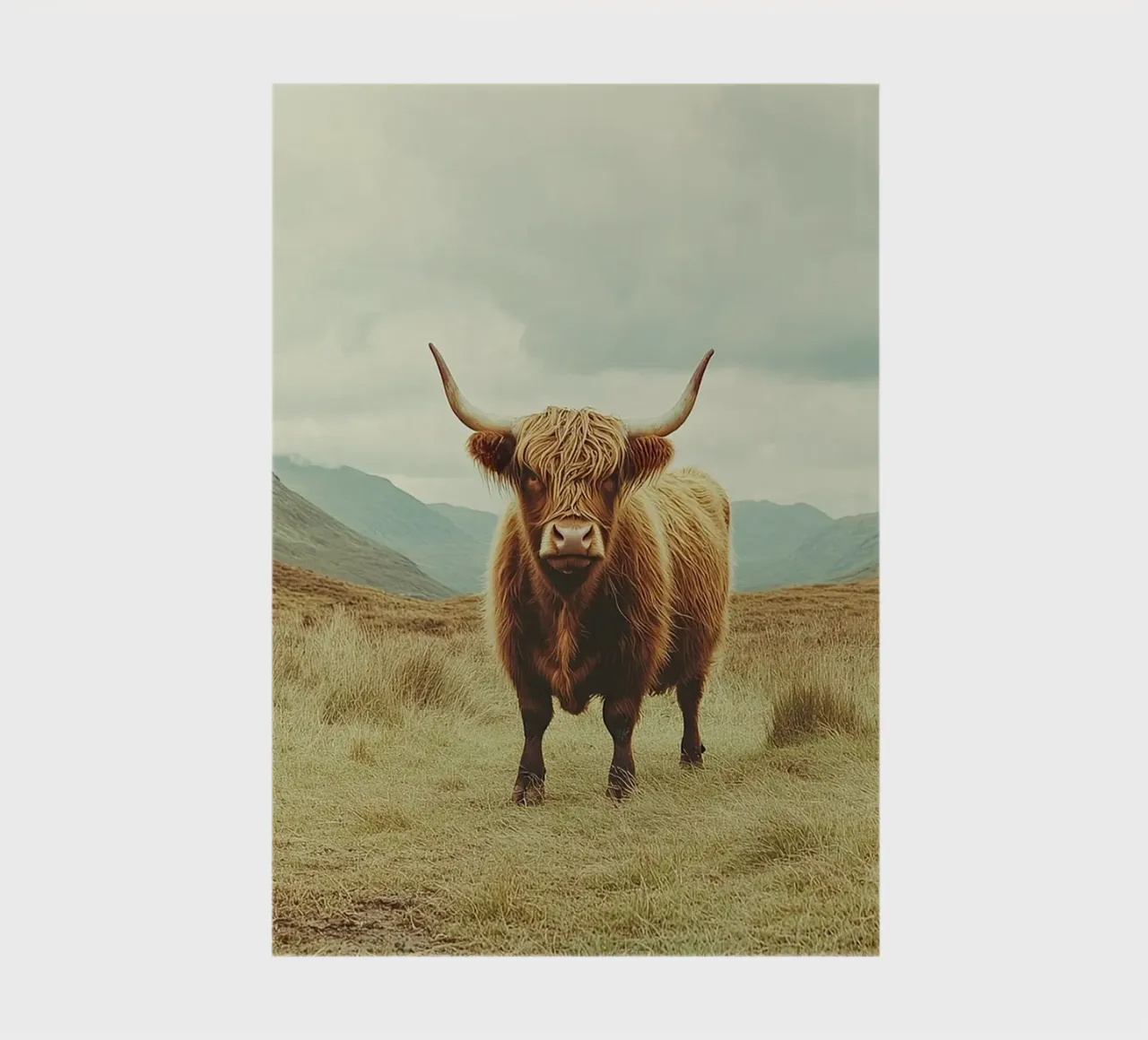 Des géants tout en douceur : La vache Highland dans la nature carnet de notes de Nikis Art Studio