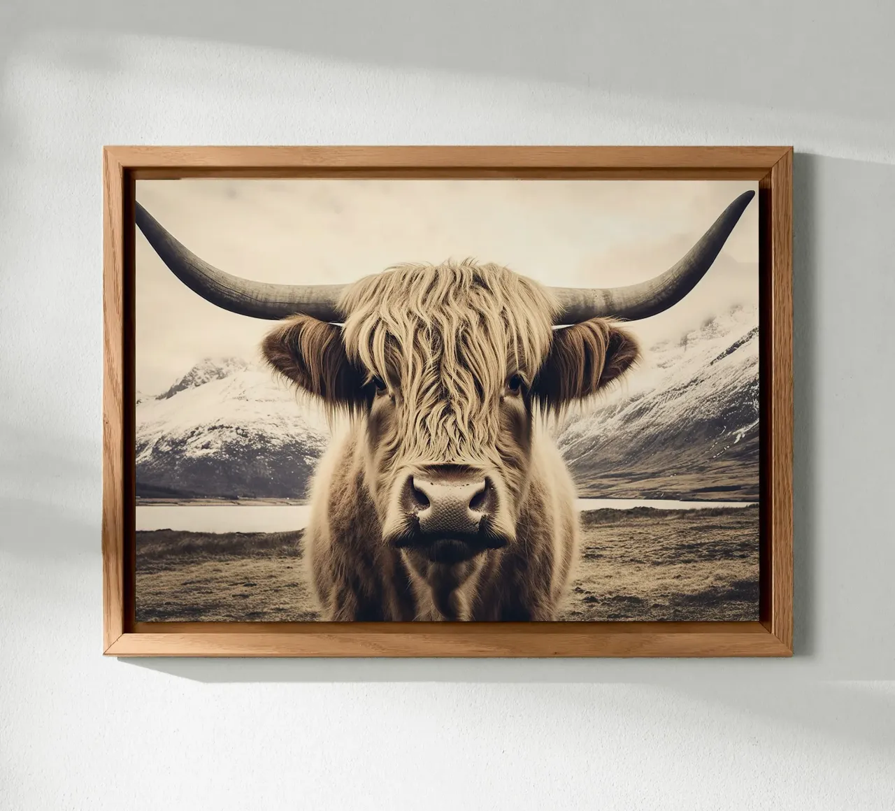 Reina de las Tierras Altas: Una calma salvaje placa de forex de Nikis Art Studio