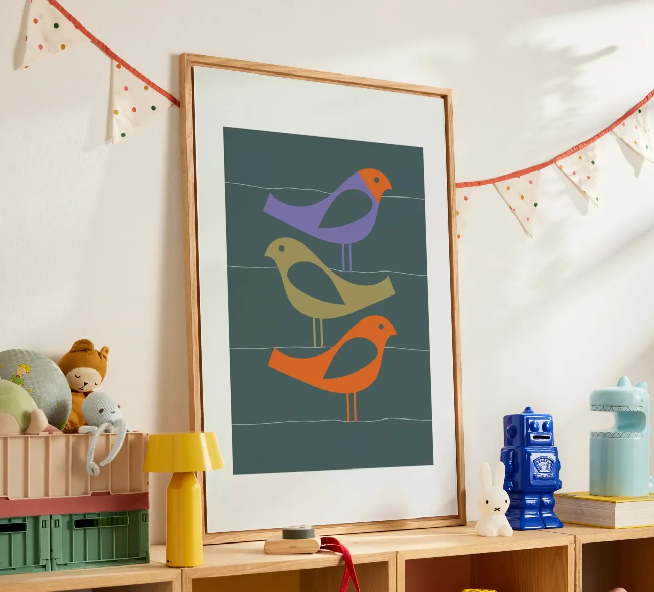 Three Scandi Birds 2 plexiglass da Visual Philosophy