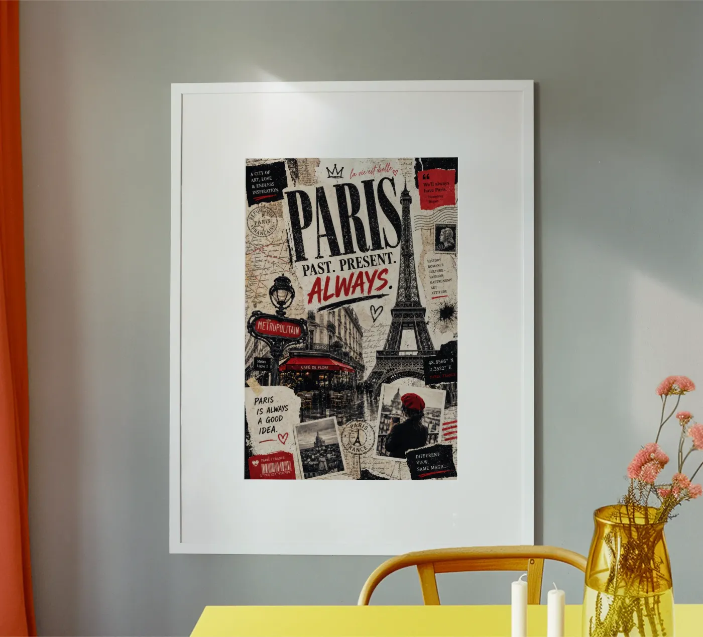 Immer Paris Poster von Elinarts