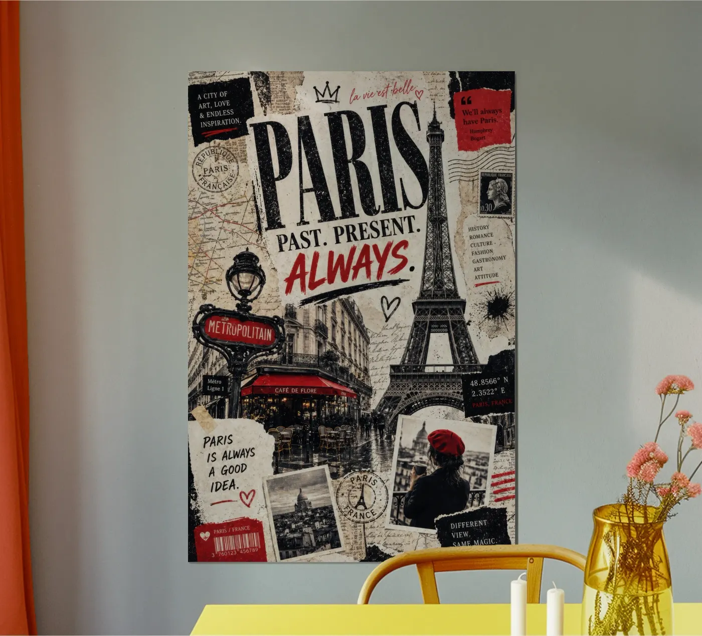 Immer Paris Poster von Elinarts